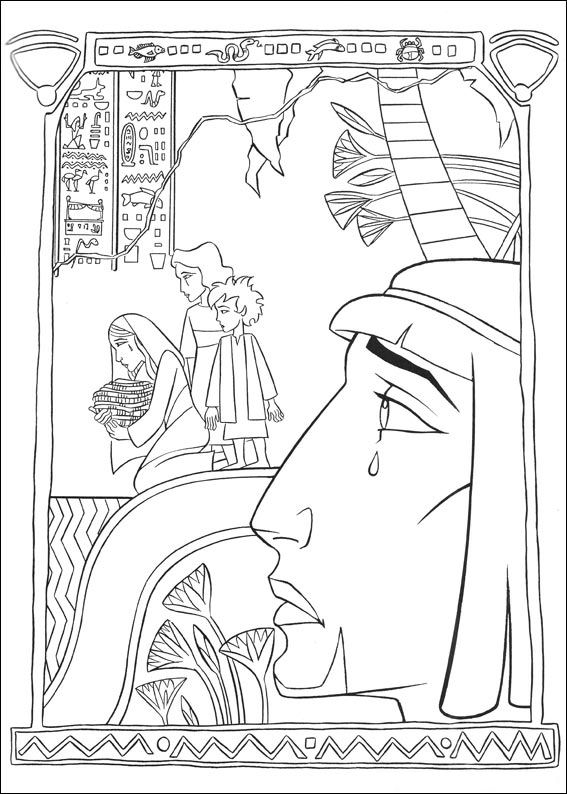 Kleurplaat Prins van Egypte Prins van Egypte
